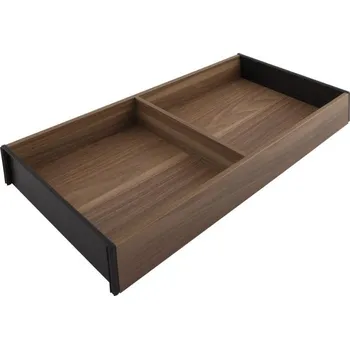 Příborník do zásuvky BLUM AMBIA-LINE ZC7S550RH2 široký zásuvkový rámeček, délka 550mm, ořech Tennessee