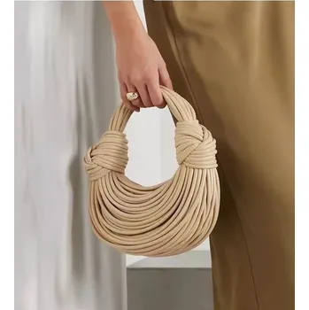 Kabelka Originální pletená taška do ruky Barva (Varianta): Khaki