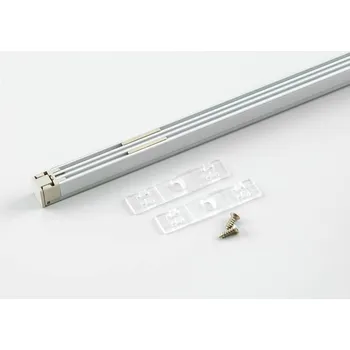 Lampička EVN LED přisazené světlo Bordo z hliníku, délka 59 cm stříbrná, šedá LED celkem 7 W - Doprava zdarma