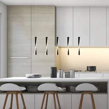 Searchlight LED závěsné světlo Paddle 5 zdrojů matná černá, bílá LED celkem 55,43 W - Doprava zdarma