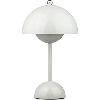 Stojací lampa Interlook HJA27-1-ŠEDÁ | Stylová stolní lampa | Bezdrátová noční lampa se třemi barvami osvětlení