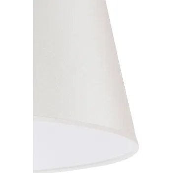 Lampička Duolla Stínidlo na lampu Cone výška 25,5 cm, chintz ecru/bílá - Ø stínidlo na lampu nahoře 40 cm ecru, bílá - Doprava zdarma