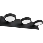 LIGHTME LED osvětlení zrcadla Aqua down 3x, černá 3 x 6 W LED - Doprava zdarma