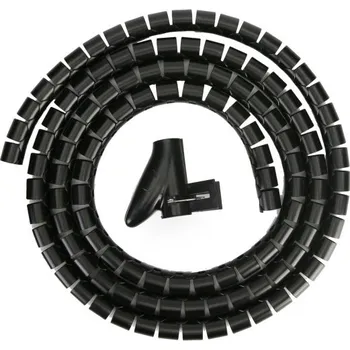 Auto elektroinstalace Ochrana kabelů 30mm spiralina/spiralovina se sponou 1m