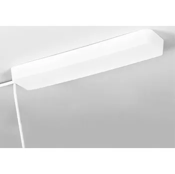 Lampička Fagerhult Appareo Linear 125,5 cm DALI 840 bílá - Stříška - délka 44,4 cm, šířka 9,9 cm, výška 3,8 cm bílá, prizmatická/čirá LED 41 W celkem - Doprava zdarma