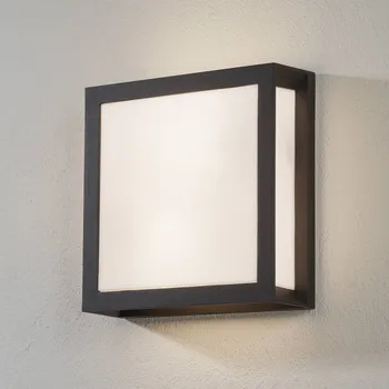 Venkovní osvětlení Orion Venkovní nástěnné svítidlo Henry, antracit IP44 antracitová, opálově bílá 2 x 20 W - Doprava zdarma