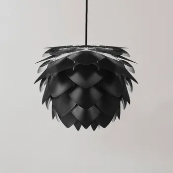 UMAGE Silvia Mini závěsná lampa, černá, Ø 32 cm - Stropní stříška - Ø 12 cm, výška 7 cm; délka kabelu 210 cm 1 x 15 W LED - Doprava zdarma