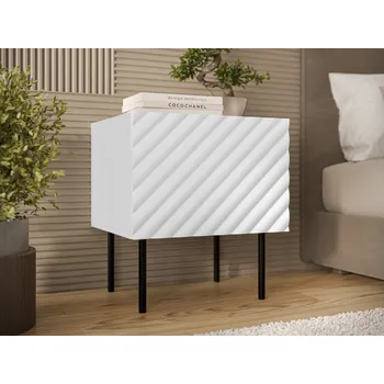 Konferenční stolek Sada dvou nočních stolků Gretzo 1D, Barva: bílá MIRJAN 5903211344954