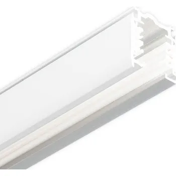 Lampička GLOBAL 3fázová kolejnice Noa pro povrchovou montáž 400 cm, bílá bílá (RAL 9010) - Doprava zdarma