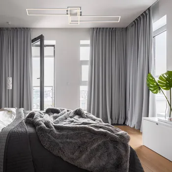 Briloner LED stropní světlo 3154-018 CCT, dálkové ovládání chrom, bílý LED 55 W celkem - Doprava zdarma