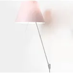 Luceplan Costanza nástěnné světlo D13a, Al/růžová - stínidlo - Ø 40 cm, výška 28 cm hliník, růžová 1 x 105 W - Doprava zdarma