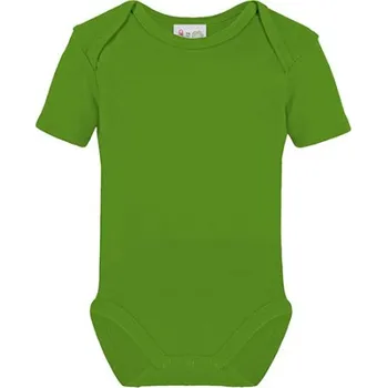 Kojenecký body Link Kids Wear Dětské body s krátkým rukávem X946 Lime Green 62-68