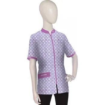 Antistatický pracovní plášť Artero se zipem s motivem tlapek Velikost: L