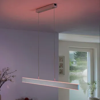 Lampička Q-Smart-Home Paul Neuhaus Q-Adriana LED závěsné světlo up/down hliník, satinovaný 2 x 15 W LED - Doprava zdarma