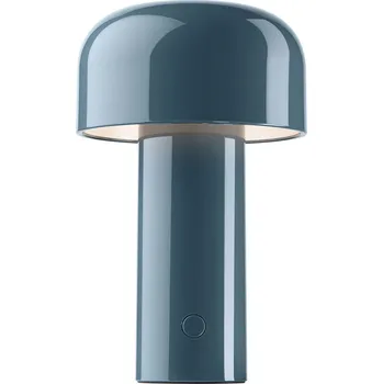 Lampička FLOS Bellhop dobíjecí LED stolní lampa šedomodrá - kabel 120 cm LED 2,5 W celkem - Doprava zdarma
