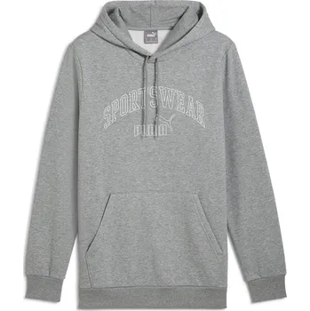 Pánská mikina Pánská Mikina PUMA ESS+ LOGO LAB GRADIENT HOODIE FL 68177503 – Šedá XXL