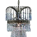 Markslöjd Okázalý svíčkový lustr Läckö 66 cm antický, transparentní 40 W - Doprava zdarma