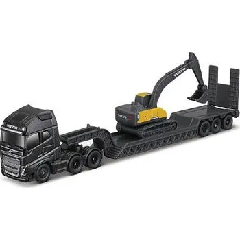 autíčko Maisto Mini pracovní stroje - Sada velkého tahače