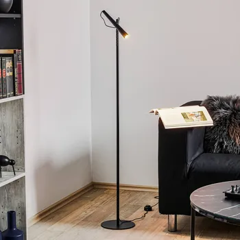 Lampička Foscarini Magneto LED stojací lampa, černá - Délka přívodního kabelu 170 cm 1 x 5 W LED - Doprava zdarma