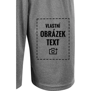 Chlapecké kraťasy Dětské šortky s vlastním potiskem, Barva Tmavý melír, Velikost 122 cm/6 roků, Canvas Dětské šortky Bezvatriko.cz