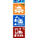 Smt Creatoys Kreslící šablony 3 ks 12 x…