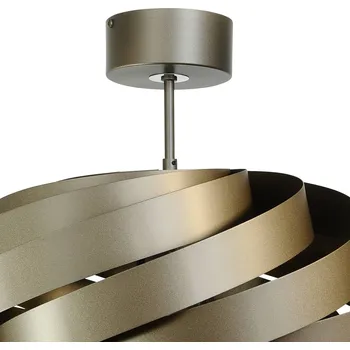 Euluna Stropní svítidlo Vento, kávově hnědé, Ø 60 cm - Stříška - Ø 12 cm, výška 5 cm hnědá 4 x 15 W LED - Doprava zdarma