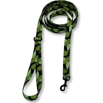 Vodítko pro psa PafDog® Designové vodítko PafDog®, 5 délek, vzor BANANA LEAF DÉLKA: 2m, ŠÍŘKA VODÍTKA: 15 MM