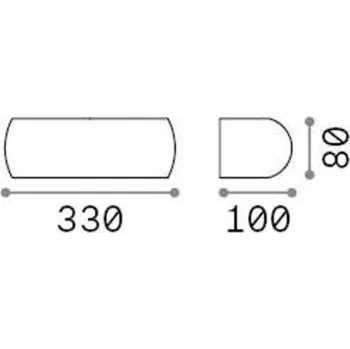 Venkovní osvětlení Ideallux Venkovní nástěnné svítidlo Ideal Lux Giove, šedé, hliník, nahoru/dolů šedá 1 x 60 W - Doprava zdarma
