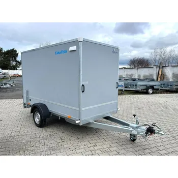Přívěs k motorovému vozidlu TOMPLAN Skříňový překližkový přívěs TFD 300.00 1300kg