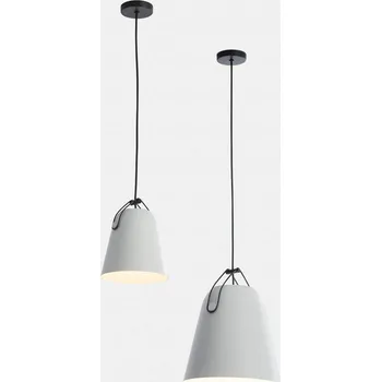 Závěsné svítidlo LEDS-C4 Napa, Ø 28 cm, šedá barva - Stříška - Ø 9 cm, výška 1,8 cm 1 x 23 W - Doprava zdarma