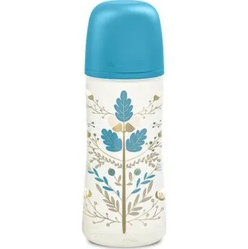 Kojenecká láhev SUAVINEX GOLD KOJENECKÁ LÁHEV 360 FYZIOL PRŮTOK L GOLD MODRÁ