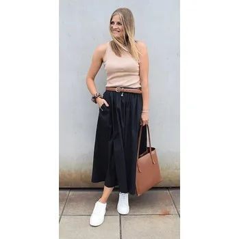 tílko M.ASCH-Be original Ribbed Top - Light Brown XS