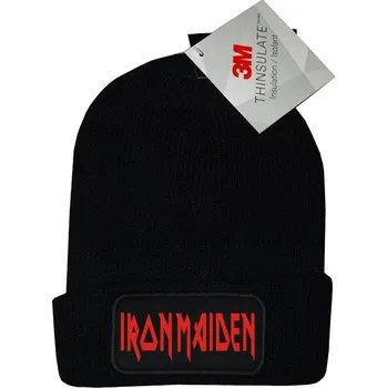 Čepice Music Band Iron Maiden čepice černá