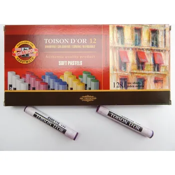 Umělecký papír KOH-I-NOOR Křídy 8500/115 prašné TOISON D'OR, purpur fialový tmavý, 12ks