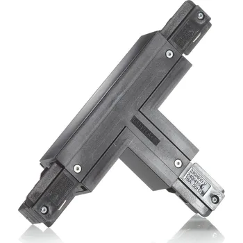 Lampička Eutrac Instalace T-konektoru uzemnění uvnitř pravé černé černá - Doprava zdarma