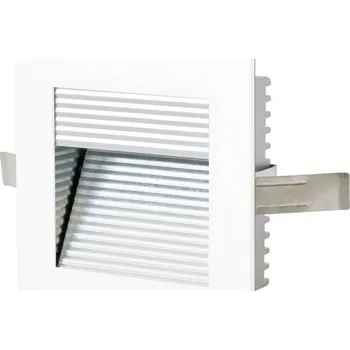 Lampička EVN P2140 LED nástěnné zapuštěné světlo 3000K bílá - montážní otvor - délka 7,8 cm, šířka 7,8 cm 1 x 1,2 W LED - Doprava zdarma