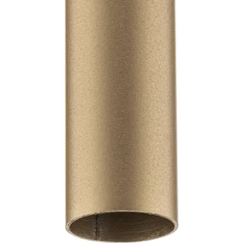 SIGMA Závěsné světlo Sopel 1, rovné, matná zlatá - Výška stínidla na lampu 50 cm 1 x 2,5 W LED - Doprava zdarma