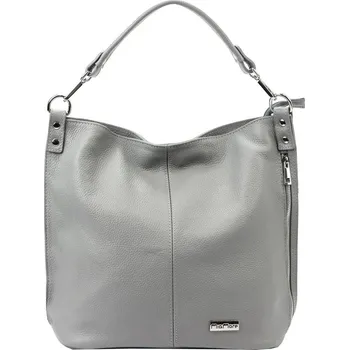 Kabelka Dámská kabelka MiaMore 01-053 DOLLARO popelavá + doprava zdarma