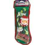 Flamingo Vánoční ponožka pro psy - set hračky s pamlsky