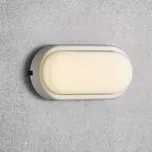 Nordlux LED venkovní nástěnné světlo Cuba Energy 20,5x10cm bílá, opálová LED celkem 6,5 W