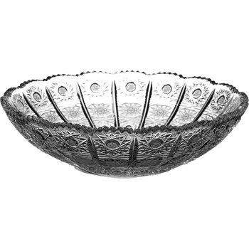 Bohemia Crystal Broušená mísa čočka 60111/180 mm. Klasický brus 500 PK.