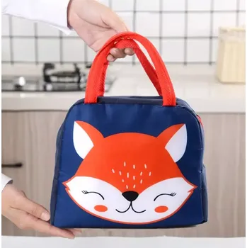 Termotaška na svačinu (M) - LIŠKA - MODRÁ (Značka: ZHEJIANG)