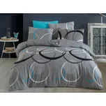 Povlečení bavlna EXCLUSIVE 70x90, 140x200 Toronto bluegrey