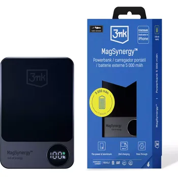 Powerbanka 3MK Powerbanka MagSynergy 5000 mAh 18W MagSafe a Qi
