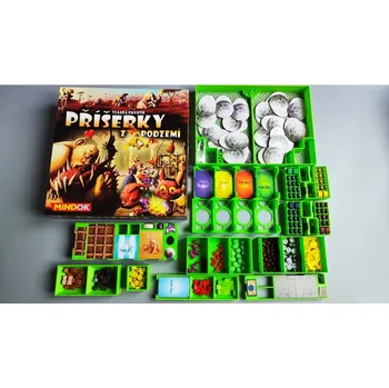 Příslušenství k deskovým hrám inserty.cz Insert: Příšerky z podzemí + Dark Alleys (černý, 0063)