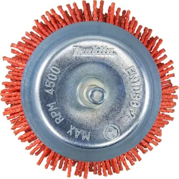 Drátěný kartáč Makita - miskovitý kartáč z nylonu,hrubý,válcová stopka,63mm D-45515
