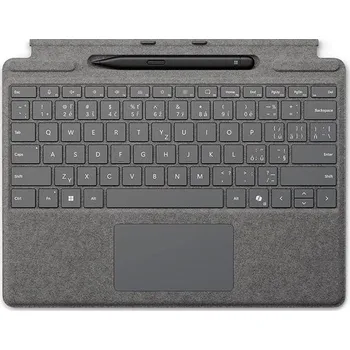 Klávesnice Microsoft Surface Pro s perem Slim Pen Platinum - CZ/SK