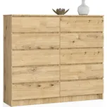 Komoda K140 10SZ - dub artisan