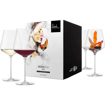 Eisch SKY SENSISPLUS Sada 4 sklenic burgundy