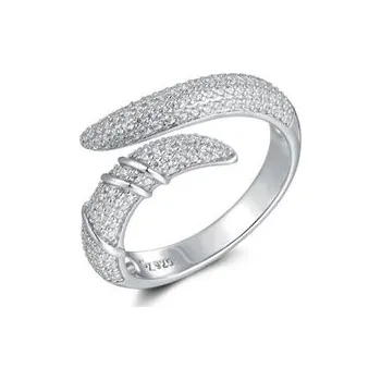 Prsten Stříbrný prsten SEINERZEIT Sloní kel 52/54 SZA-1990-418-S